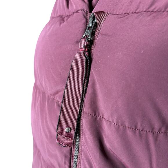 LULULEMON Puffy Blankey Jacket Bordeaux Drama Burgundy Purple Down Coat Size 4 - Picture 5 of 10